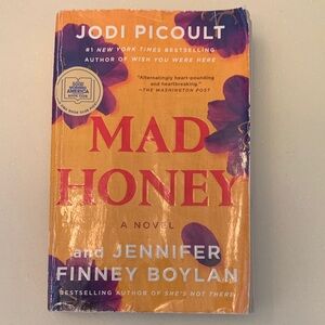 Mad Honey by Jodi Picoult and Jennifer Finney Boylan - Orange and Purple Cover